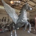 不锈钢马镂空效果雕塑 东莞雕塑 东莞不锈钢雕塑厂家 东莞市长大雕塑工程有限公司