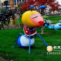 不锈钢蚂蚁雕塑 东莞雕塑厂家 做不锈钢雕塑找长大雕塑制作厂家