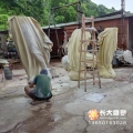 玻璃钢天使雕塑制作中