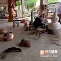 葫芦锻铜雕塑制作中