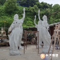 玻璃钢天使雕塑制作完成，期待安装完成效果